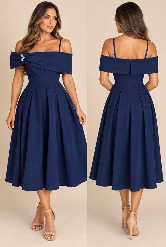 Destiny Elegant Midi Dress