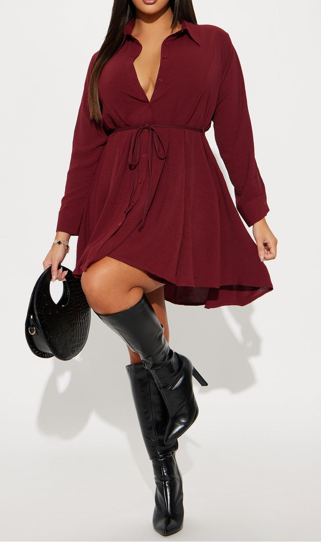Andreina Mini Shirt Dress