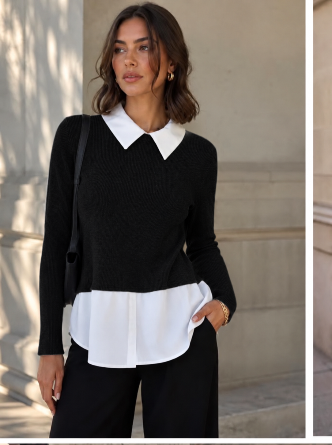 Nia Black Blouse