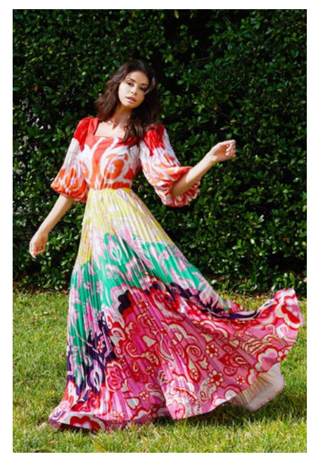 Rainbow Maxi Dress